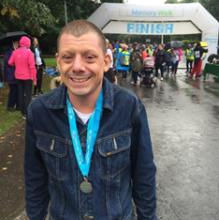 Accomplishing a five kilometre walk!