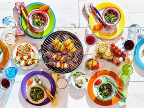 Sun, smiles and barbecue