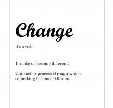 Change