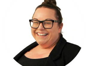 Laura celebrating 15 years of service to ubu